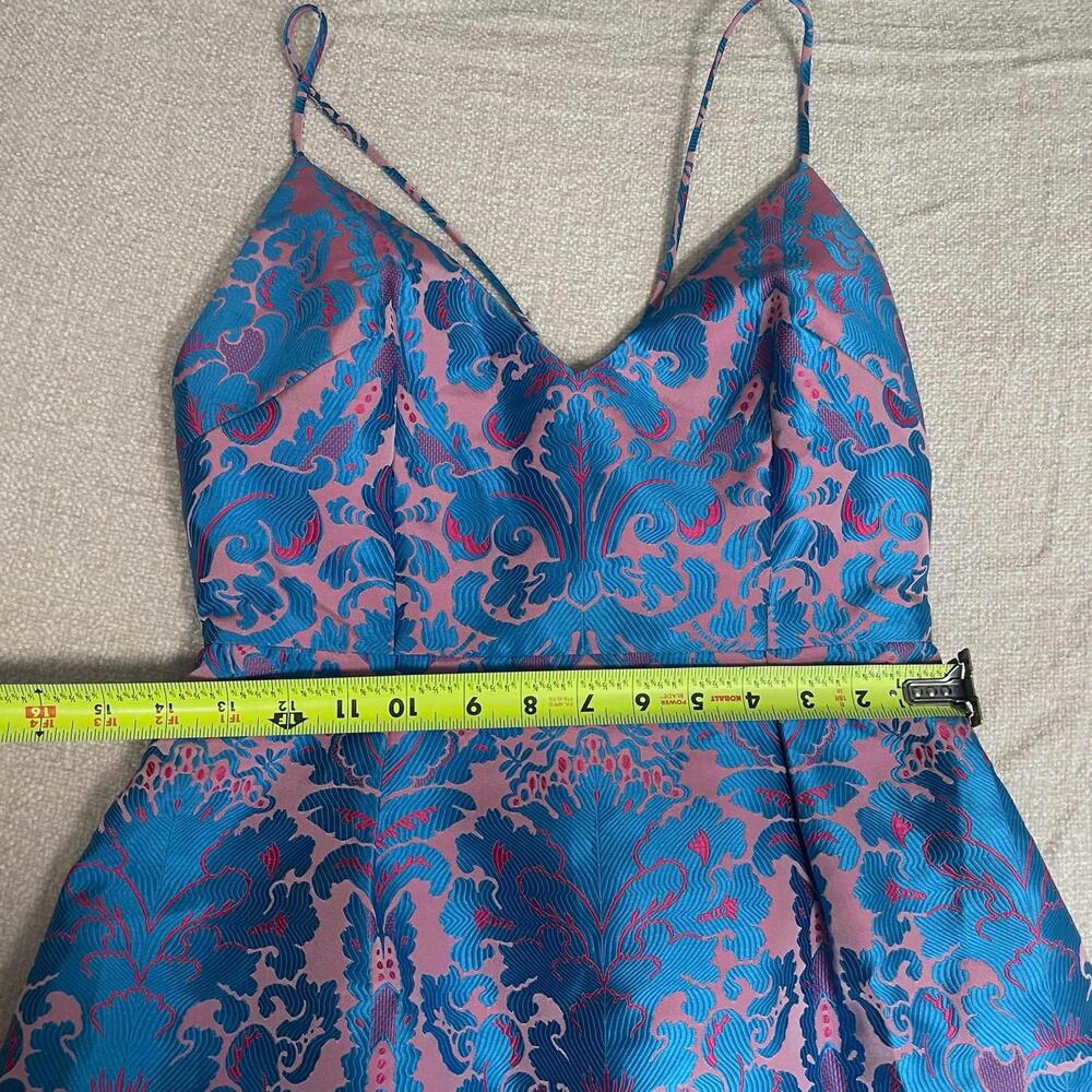 Free People Queen of Hearts Mini Dress | Jacquard | Party/Cocktail | Size 4 - Picture 4 of 9